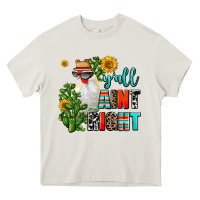 Cream y'all aint right Heavy Core Tee - AdoDesignShop