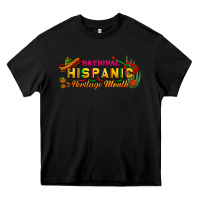 Black national hispanic heritage month Heavy Core Tee - BundleAndBundleShop