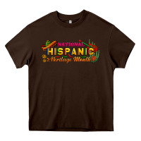 Chocolate Brown national hispanic heritage month Heavy Core Tee - BundleAndBundleShop