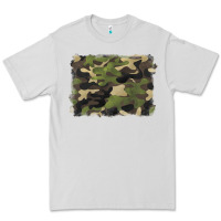 Dove Grey camouflage background Premium Tee - BarkalooDesign