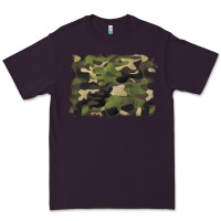 Plum camouflage background Premium Tee - BarkalooDesign