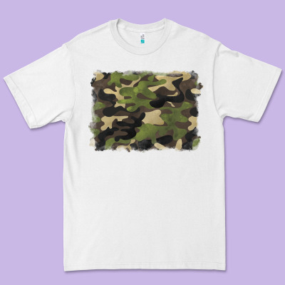 Camouflage Background Premium Tee Designed By Barkaloodesign