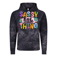 Cloud Black sassy little thing Vintage Hoodie - MaliasSmallBusiness
