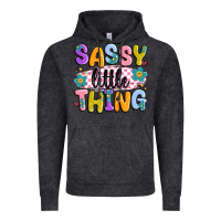 Vintage Black sassy little thing Vintage Hoodie - MaliasSmallBusiness