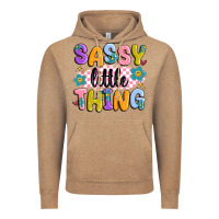 Vintage Coffee sassy little thing Vintage Hoodie - MaliasSmallBusiness