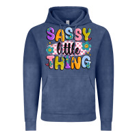 Vintage Denim sassy little thing Vintage Hoodie - MaliasSmallBusiness