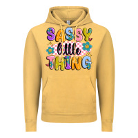Vintage Mustard sassy little thing Vintage Hoodie - MaliasSmallBusiness