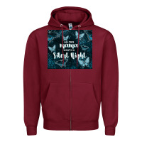 Burgundy all this mama want is a silent night Zipper Hoodie - TumblerDesignByShophia