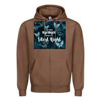 Chestnut all this mama want is a silent night Zipper Hoodie - TumblerDesignByShophia