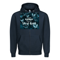 Navy all this mama want is a silent night Zipper Hoodie - TumblerDesignByShophia