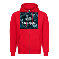 Red all this mama want is a silent night Zipper Hoodie - TumblerDesignByShophia