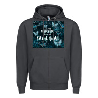 Smoke all this mama want is a silent night Zipper Hoodie - TumblerDesignByShophia