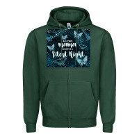 Sports Green all this mama want is a silent night Zipper Hoodie - TumblerDesignByShophia