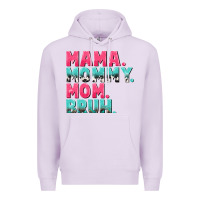 Lilac Mama Mommy Mom bruh Mother's Day Premium Hoodie - CowGirlArtShop