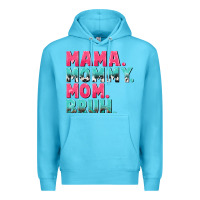 Ocean Blue Mama Mommy Mom bruh Mother's Day Premium Hoodie - CowGirlArtShop