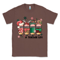 Chestnut teacher christmas Classic Tee - MaliasSmallBusiness