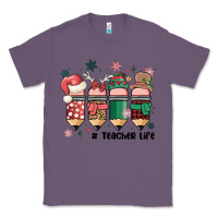 Lavender teacher christmas Classic Tee - MaliasSmallBusiness