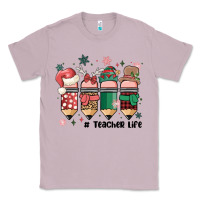 Lilac teacher christmas Classic Tee - MaliasSmallBusiness