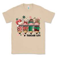 Mushroom teacher christmas Classic Tee - MaliasSmallBusiness