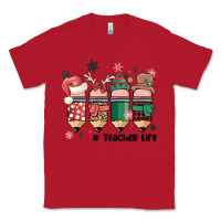 Red teacher christmas Classic Tee - MaliasSmallBusiness