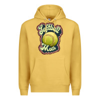 Antique Gold softball mom Premium Hoodie - JahusDesignShop