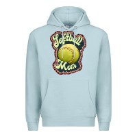 Blue Mist softball mom Premium Hoodie - JahusDesignShop