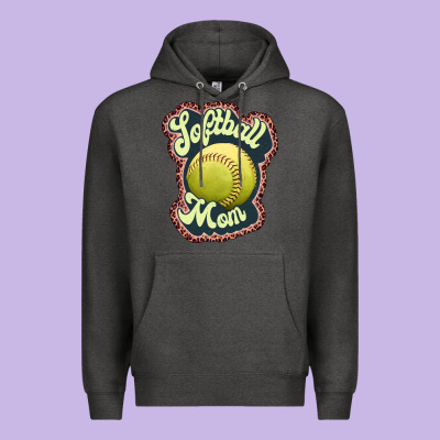 Softball Mom Premium Hoodie Designed By Jahusdesignshop