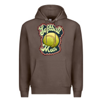 Coffee softball mom Premium Hoodie - JahusDesignShop