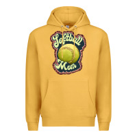 Mustard softball mom Premium Hoodie - JahusDesignShop
