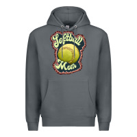Rock softball mom Premium Hoodie - JahusDesignShop