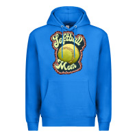 True Royal softball mom Premium Hoodie - JahusDesignShop