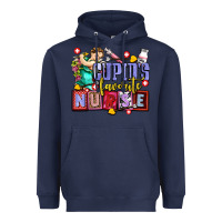 Navy cupids favorite nurse olivia Heavyweight Hoodie - OliviaCreatesArt