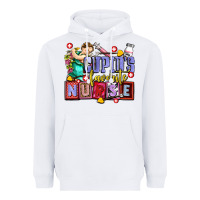 White cupids favorite nurse olivia Heavyweight Hoodie - OliviaCreatesArt