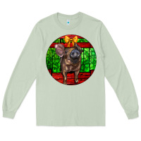 Matcha christmas pig Long Sleeve Tee - LillyAllenDesigns