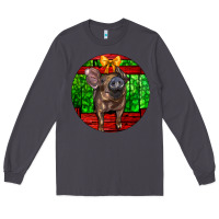 Smoke christmas pig Long Sleeve Tee - LillyAllenDesigns