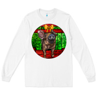 White christmas pig Long Sleeve Tee - LillyAllenDesigns