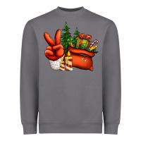 Storm christmas santa claus peace hand Heavyweight Sweatshirt - Jasminsmagicworld
