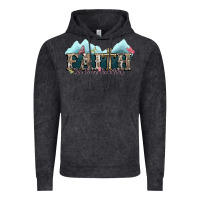 Vintage Black faith can move mountains cross Vintage Hoodie - NancyCooperArtShop