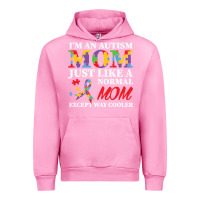 Fuchsia Pink LIL Autism Mom Urban Hoodie - CowhideDigitalArt