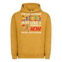 Pigment Peanut Butter LIL Autism Mom Urban Hoodie - CowhideDigitalArt
