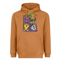 Meerkat love mardi gras Heavyweight Hoodie - OliviaCreatesArt