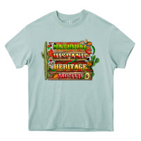 Arona national hispanic heritage month with background Heavy Core Tee - BundleAndBundleShop