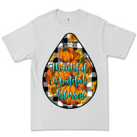 Dove Grey Thankful Grateful Blessed Premium Tee - LillyAllenDesigns