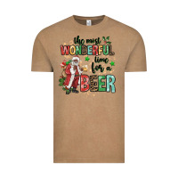 Vintage Coffee the most wonderful time for a beer Vintage Tee - MaliasSmallBusiness