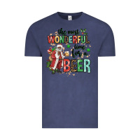 Vintage Denim the most wonderful time for a beer Vintage Tee - MaliasSmallBusiness