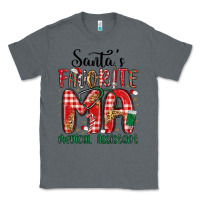 Charcoal Heather santa favorite medical assistant Classic Tee - MaliasSmallBusiness