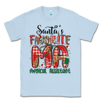 Dusty Blue santa favorite medical assistant Classic Tee - MaliasSmallBusiness