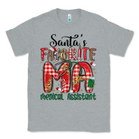 Heather Grey santa favorite medical assistant Classic Tee - MaliasSmallBusiness