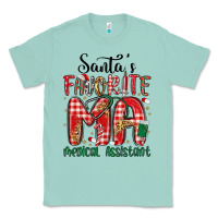 Seafoam santa favorite medical assistant Classic Tee - MaliasSmallBusiness