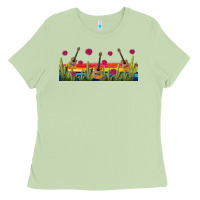 Matcha mexican sombrero guitar libbey glass Ladies Tee - BundleAndBundleShop